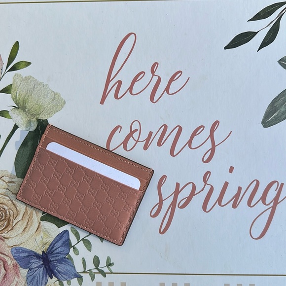 NEW Gucci with COA Micro-Guccissima Card Holder - Picture 4 of 12